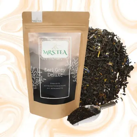 Earl Grey Deluxe Schwarzer Tee Mrs. Tea kaufen bestellen loser Tee Schwarztee Onlineshop